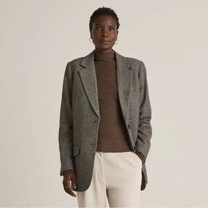 Quince Italian Wool Oversized Blazer Size XS